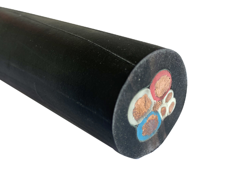 چین کابل لاستیکی پوشش دار مسی انعطاف پذیر 450 / 750 ولت تامین کننده