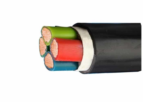 چین کابل مقاوم در برابر آتش کابل مسی ولتاژ مس 4 هسته 0.6 / 1KV کابل برق عایق PVC تامین کننده