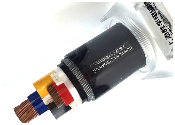 چین 0.6 / 1kV کابل های عایق الکتریکی با سیم الکتریکی زره ​​پوش با سیم فولادی تامین کننده