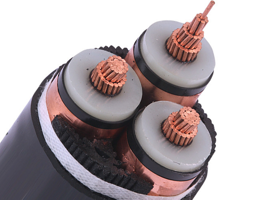 چین 3 Core 12.7/22KV 3x185SQMM Unarmored Underground PVC XLP Cable تامین کننده
