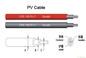 2.5mm خورشیدی PV سیم فیبر ولتاژ کابل بیرونی / محیط زیست مقاومت در برابر آب و هوا تامین کننده
