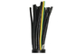 کابل های کنترل انعطاف پذیر XLPE سیاه و سفید LSOH پوشیده WDZB-KYJY تامین کننده