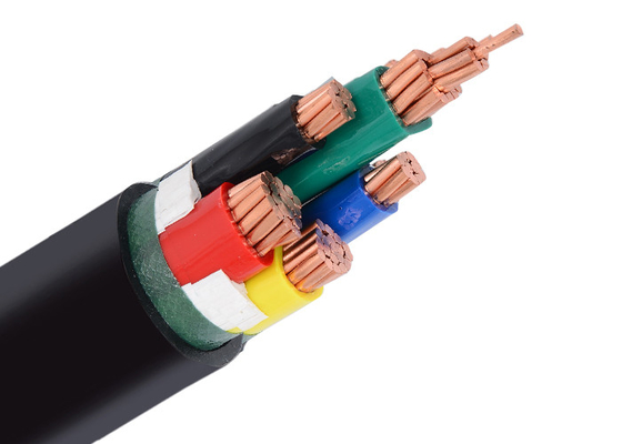 چین کابل شانگهای شنگ‌هوا U-1000V بدون زره سه هسته‌ای با هادی آلومینیومی عایق و غلاف PVC تامین کننده