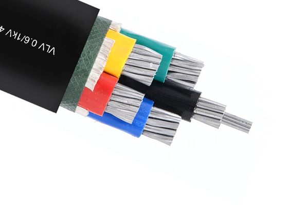 چین شانگهای شنگوا پنج هسته ای PVC عایق و پوشش 0.6 / 1kV کابل رسان آلومینیوم بدون زره تامین کننده