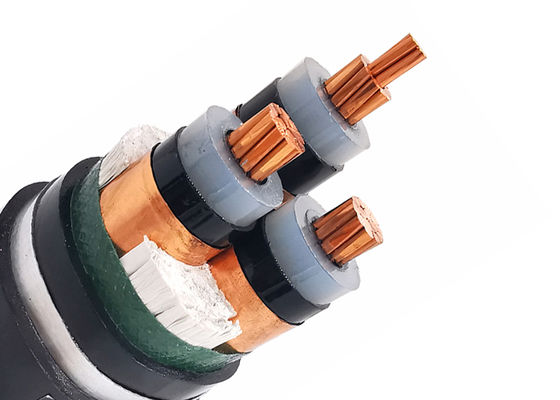 چین SWA 4x35mm2 Oxygen-Free Copper PVC Insulated Steel Wire Armoured Power Cable for Direct Burial 0.6/1kV تامین کننده
