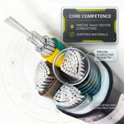 چین NYY-J 4x16mm2 PVC Insulated Cable 125C High Temperature Furnace Power Cable IEC60502 تامین کننده