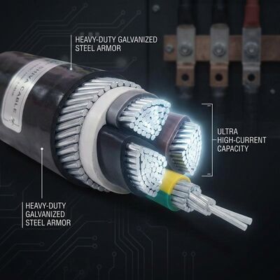چین ABC 4x35mm2 UV Stabilized PVC Insulated Aerial Bundled Cable Overhead 0.6/1kV IEC60502 تامین کننده