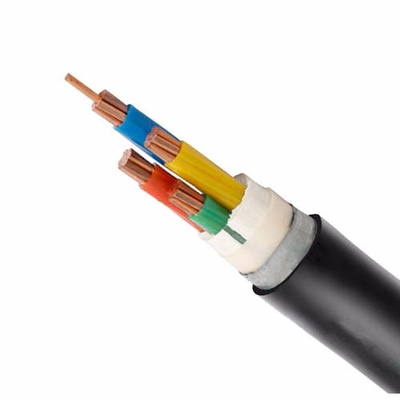 دمای XLPE کابل برق عایق شده هادی مس 0.6/1kV 90.C ژاکت PVC سیاه تامین کننده
