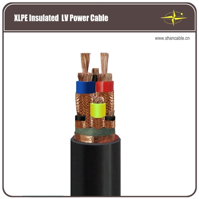0.6kv کابل عایق پنج هسته ای XLPE برای کاربردهای صنعتی تامین کننده