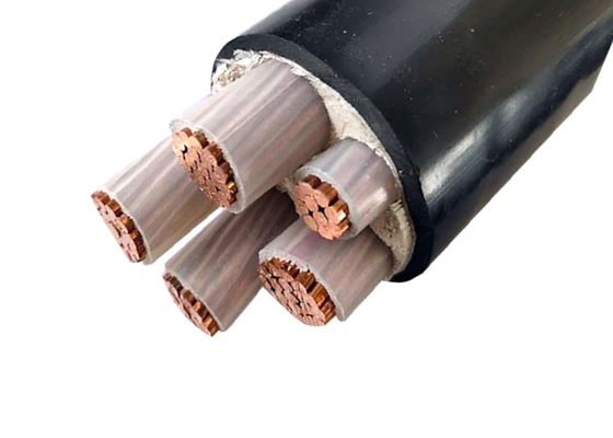 درجه ولتاژ 300 ولت سیم فولادی چند هسته ای 1.5mm2 تا 400mm2 اندازه کابل برای کاربردهای سنگین تامین کننده
