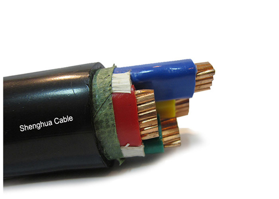 شانگهای شنگوا پنج هسته ای PVC عایق و پوشش 0.6 / 1kV کابل رسان آلومینیوم بدون زره تامین کننده