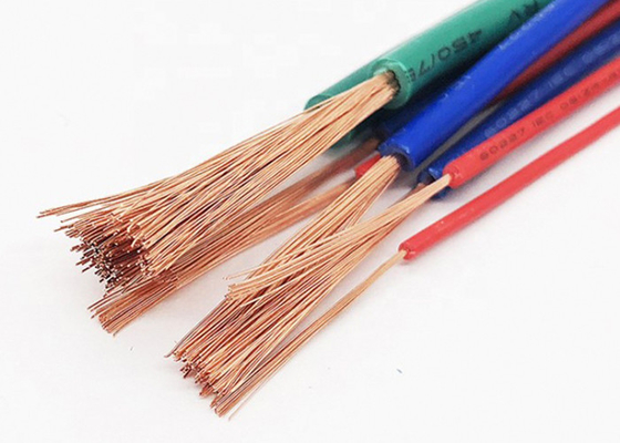 کابل برق شنگهای 1.5sq mm 2.5sq mm کابل برق تک هسته ای برای سیم کشی ثابت H05V-K H07V-K تامین کننده
