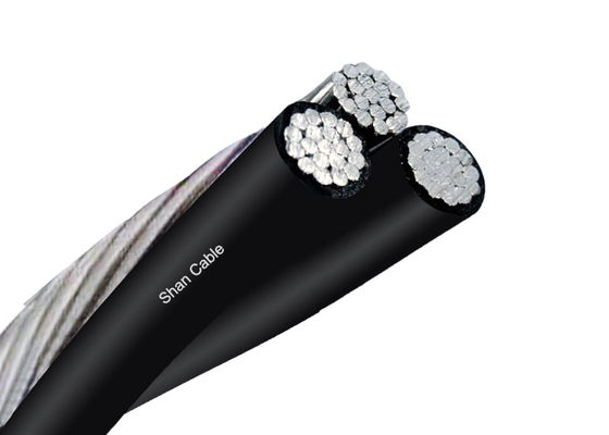 کابل برق هوایی رشته ای عایق شده با XLPE Shenghua Power Cable، کابل برق هوایی با 1 هادی پیام رسان تامین کننده