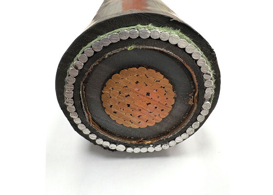 High-Voltage 35kV 3x400mm² Aluminum Electrical Cable with XLPE Insulation and Steel Armour تامین کننده