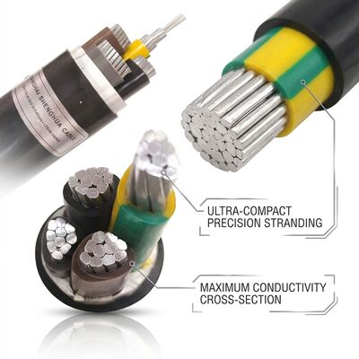 Free Sample PVC Insulated Power Cable 0.6/1kV 3x10mm2 Copper Fast Delivery تامین کننده