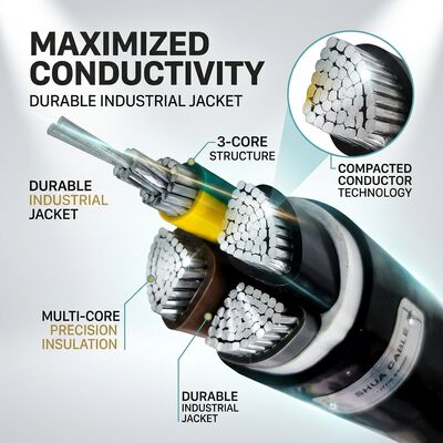 Oil Resistant Chemical Resistant PVC Insulated Cable 450/750V 3 Core Industrial Use تامین کننده
