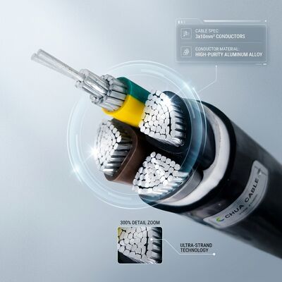 Free Sample PVC Insulated Power Cable 0.6/1kV 3x10mm2 Copper Fast Delivery تامین کننده
