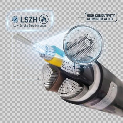VGV 3x4mm2 UV Resistant PVC Insulated Cable Outdoor Overhead 0.6/1kV IEC60502 Copper تامین کننده