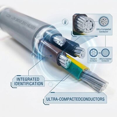 N2XCH-J 5x16mm2 Low Smoke Zero Halogen PVC Insulated Cable Tunnel 0.6/1kV IEC60502 تامین کننده