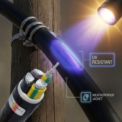 NYM 3x2.5mm2 UV Resistant PVC Insulated Cable Outdoor Lighting 450/750V IEC60228 تامین کننده