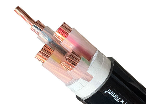 کابل برق عایق 12/20kV XLPE با عملکرد بالا برای شبکه های صنعتی و خدمات عمومی (70-400mm2)