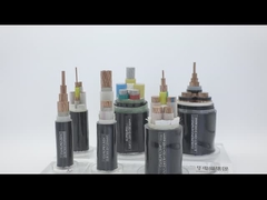 کابل برق مشکی پی وی سی XLPE عایق مسی / آلومینیومی