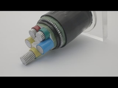 کابل رشته ای با روکش پی وی سی زره ​​پوش مسی AWA SWA به طول 100 متر